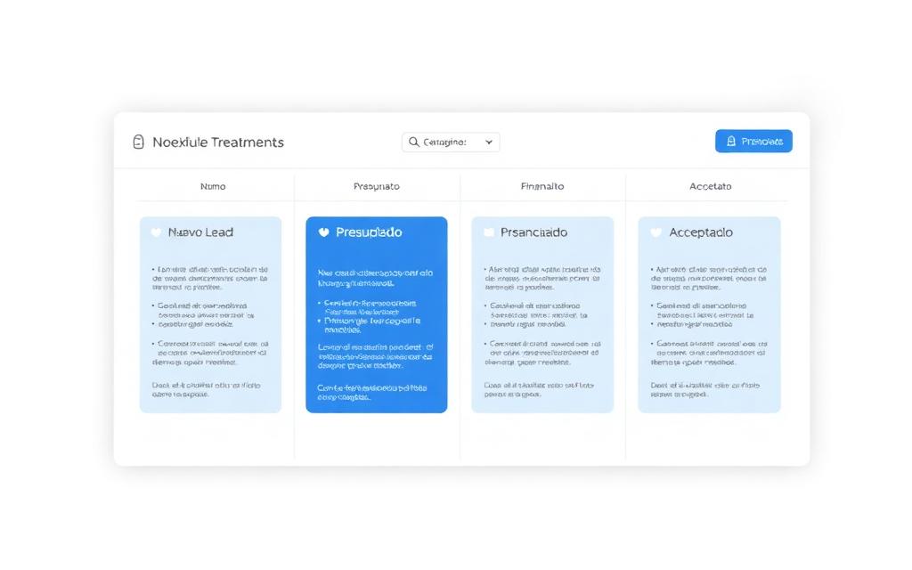 Pipeline de tratamientos en Pipedrive